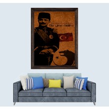 Lioncraft Osmanlı Ittihatçılık Enver Paşa 1 Çerçeveli Duvar Tablosu 50X70 cm