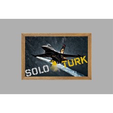 Lioncraft Solo Türk Tablo, Çerçeveli Cam Tablo 40X60 cm