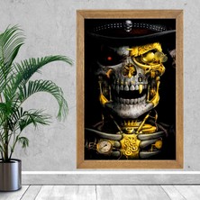 Lioncraft Kuru Kafa Tablo, Çerçeveli Cam Tablo 50X70 cm