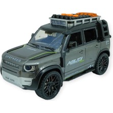 FRY Sesli Işıklı Off- Road Araba 17 cm - D700-07 - Gri (Lisinya)