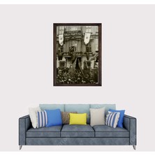 Lioncraft Chp Cumhuriyet Halk Partisi Çerçeveli Duvar Tablosu 40X60 cm