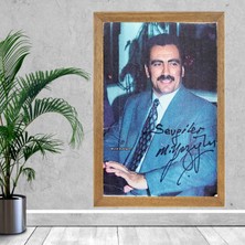 Lioncraft Muhsin Yazıcıoğlu  Tablo, Çerçeveli Cam Tablo 40X60 cm