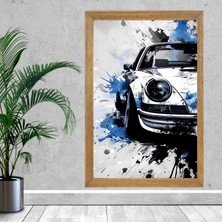 Lioncraft Araba Tablo, Wallpaper, Duvar Tablosu, Çerçeveli Cam Tablo 40X60CM