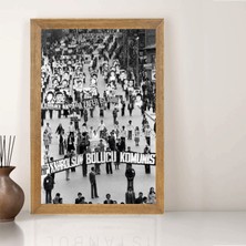 Lioncraft Türkçü Tablo, Çerçeveli Cam Tablo 50X70 cm