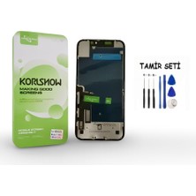 Tkgz Iphone 11 Pro Uyumlu LCD Ekran Dokunmatik - Korlshow LCD + Tamir Seti