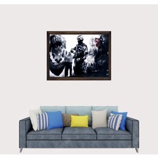 Lioncraft Türkçü, Polis Özel Harekat, Pöh, Çerçeveli Cam Duvar Tablosu 40X60 cm Sp1
