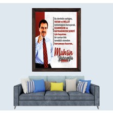 Lioncraft Muhsin Yazıcıoğlu D2 Çerçeveli Duvar Tablosu 50X70 cm