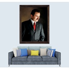 Lioncraft Muhsin Yazıcıoğlu  Çerçeveli Duvar Tablosu 50X70 cm