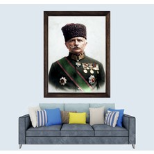 Lioncraft Çöl Kaplanı Fahrettin Paşa Çerçeveli Duvar Tablosu 40X60 cm