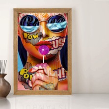 Lioncraft Tablo, Çerçeveli Cam Tablo 40X60 cm