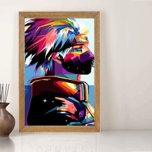 Lioncraft Tablo, Çerçeveli Cam Tablo 40X60 cm