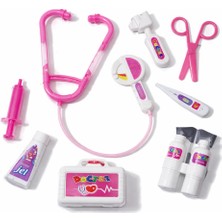 Toyska Çocuk Doktor Seti – 10 Parça - Pembe