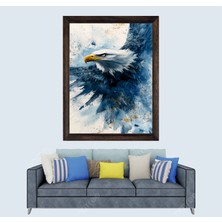 Lioncraft Kartal 4 Çerçeveli Duvar Tablosu 40X60 cm