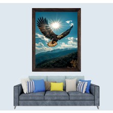 Lioncraft Kartal 5 Çerçeveli Duvar Tablosu 50X70 cm