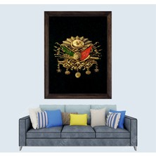 Lioncraft Osmanlı Imparatorluğu Arması Çerçeveli Duvar Tablosu 50X70 cm