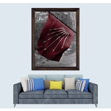 Lioncraft Chp Cumhuriyet Halk Partisi 1 Çerçeveli Duvar Tablosu 40X60 cm