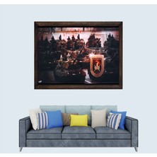 Lioncraft Türkçü, Türk Kara Kuvvetleri, Çerçeveli Cam Duvar Tablosu 50X70 cm Sp1