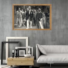 Lioncraft Mustafa Kemal Atatürk Tablo, Çerçeveli Cam Tablo 40X60 cm