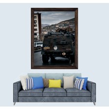 Lioncraft Polis Özel Harekat Çerçeveli Duvar Tablosu 50X70 cm