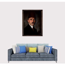 Lioncraft Osmanlı Ittihatçılık Enver Paşa Çerçeveli Duvar Tablosu 40X60 cm