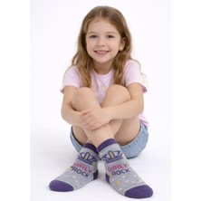 Gigi Giyim Kraliçe Tacı Kız Çocuk Soket Çorap