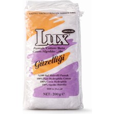 Lux Güzelliği %100 Saf Hidrofil Pamuk 200 G – Doğal Makyaj Temizleme ve Cilt Bakım Pamuğu