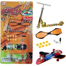 FRY Parmak Kaykay - Skate Board - Paten ve Scooter Oyun Seti - 012-13 - Turuncu (Lisinya)
