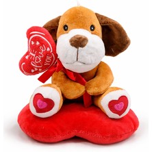 Toyska Sevgi Dolu Peluş Köpek - 19 cm