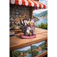 Seymen Bıçakçılık Karadeniz Hatırası Magnet | Karadeniz Figürlü Buzdolabı Magneti | 1 Adet