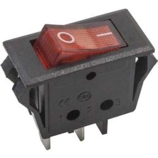 Voltaj T85 Tekli Dar 2-Pin On/off Anahtar - Kırmızı