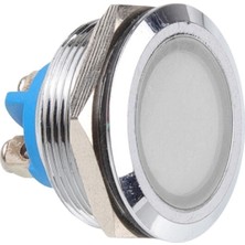 Voltaj WD25L-P0 25MM 12-24V Metal Sinyal Lambası - Beyaz