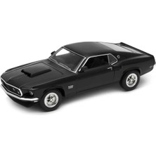 Welly Ford Mustang Boss 429 Siyah 1/36 Model Araba