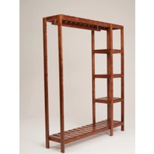 FURU Gjest | Gerçek Maun Ağacı Açık Giysi Dolabı