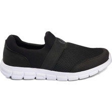 Modayak Velikundura Black&sea 527 Siyah&beyaz Anorak Bantlı  Bez Comfort Günlük Ayakkabı