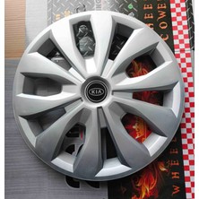 Yk Kia Rio Uyumlu 15 Inç Jant Kapağı 4'lü Takım Amblem Hediyeli