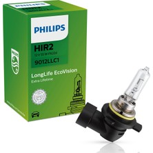 Philips Uyumlu Hır2 9012LLC1 Standart Ampul Ll-Long Life Uzun Ömürlü