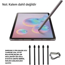 Gökmer Samsung Galaxy Tab S11 / S11 Ultra Yedek Kalem Ucu 5 Tane S Pen Uyumlu (Ekranı Kirletmez)
