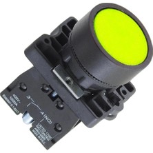 Swion LAY5-EA51 22MM Buton Normalde Açık Kontak Sarı