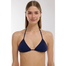 Eros Üçgen Ipli Bikini Üst 821-LACİVERT