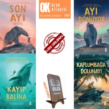 Genç Timaş Kaplumbağa Dolunayı - Ayı Dönüyor - Kayıp Balina - Son Ayı / 4 Kitap - Telefon Tutucu Hediye