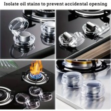 Bulut Adet Mutfak Fırın Gaz Ocak Düğme Kapağı, Düğme Kontrol Anahtarı Koruyucu Kapağı Şefaf