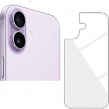 ECR MOBILE Iphone 17 Uyumlu Mat Arka Esnek Nano Koruyucu