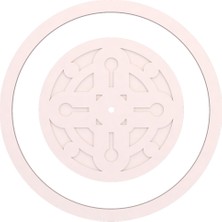 Motifpiyer Lamba Tavan Göbeği-Yuvarlak-18-86cm-Dış Çitalı