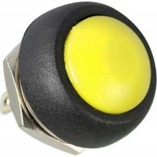 Voltaj PBS-33B 12MM Push Buton - Sarı