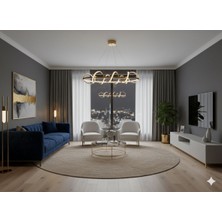 Işıltı Avize Lale Yemek Masası Ledli Avize