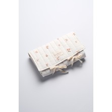 Bondberro Kapitone Bebek Alt Açma Örtüsü %100 Pamuklu Dış Yüzey / Elyaf Dolgulu / Sıvı Geçirmez Iç Kaplama  ( Turuncu Kiraz )