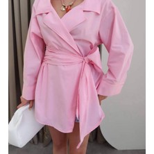 Libreprive Bağlamalı Şık Tasarım Salaş Gömlek