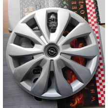 Yk Opel Astra / Corsa / Vectra / Meriva Uyumlu 15 Inç Jant Kapağı 4'lü Takım Amblem Hediyeli