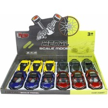 Hayat Store 3691C - Ç/b Spor Araba Metal 1:36 12Lİ (Lisinya)