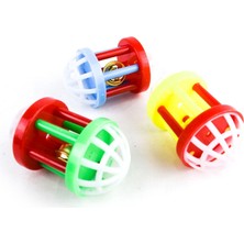 Petistera 3'lü Sesli Silindir Kedi Oyuncağı - 7 cm